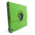 Rotating Leather Style Stand Case for iPad Air - Green 2