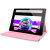 Roterende Leren stijl Stand Case voor de iPad Air - Roze 8