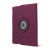 Rotating Leather Style Stand Case for iPad Air - Purple 5