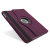 Rotating Leather Style Stand Case for iPad Air - Purple 10