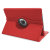 Rotating Leather Style Stand Case for iPad Air - Red 9