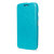 Pudini Leather Style Flip Case for Moto G - Blue 2