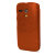Pudini Leather Style Flip Case for Moto G - Brown 5