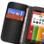 Orzly Multi Functionele Wallet Case voor Moto G 2013 - Carbonvezel 2