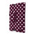 Stand and Type Case for Kindle Fire HD 2013 - Purple Polka 4