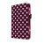 Stand and Type Case for Kindle Fire HD 2013 - Purple Polka 5