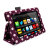 Stand and Type Case for Kindle Fire HD 2013 - Purple Polka 8