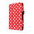 Stand and Type Case Kindle Fire HD 2013 Tasche Red Polka 2