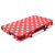 Stand and Type Case Kindle Fire HD 2013 Tasche Red Polka 4