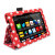 Stand and Type Case Kindle Fire HD 2013 Tasche Red Polka 9