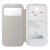Official Samsung S-View Flip Cover & Qi Charging for Galaxy S4 - White 4