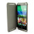 Funda Oficial con Tapa para el HTC One M8 - Gris 11