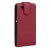 Qubits Faux Leather Flip Case for Sony Xperia Z1 Compact -Red 2