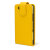 Qubits Faux Leather Flip Case for Sony Xperia Z1 Compact - Yellow 5