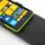 Pdair Leather Top Flip Case for Nokia Lumia 1320 - Black 7