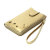 Zenus Synthetic Leather Pouch for Samsung Galaxy S5 - Gold 5