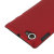 PDair Rubberised Hard Cover for Sony Xperia L - Red 5