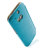 Pudini HTC One M8 2014 Leather Style Flip Case in Blau 2