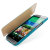 Pudini HTC One M8 2014 Leather Style Flip Case in Blau 6