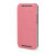 Pudini Flip und Stand Hülle für HTC One M8 2014 in Pink 2