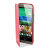 Pudini HTC One M8 2014 Leather Style Flip Case in Pink 6