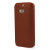 Pudini HTC One M8 Leather-Style Flip Case - Brown 3