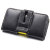 PDair Horizontal Leather Pouch Nokia Asha 210 Case - Black 5