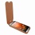 Piel Frama iMagnum voor HTC One M8 Leren Flipcase - Bruin 2
