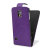 Adarga Leather Style Galaxy S5 Wallet Flip Case - Purple 7