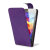 Adarga Leather Style Galaxy S5 Wallet Flip Case - Purple 8