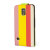 Adarga Leather-Style Galaxy S5 Wallet Flip Case - Rainbow Stripe 4