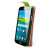 Adarga Leather-Style Galaxy S5 Wallet Flip Case - Rainbow Stripe 10