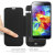 Samsung Galaxy S5 Power Jacket Book Flip Case 4800mAh - White 5