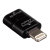 Kit: Lightning to Micro USB Adapter - Black 2