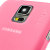Capdase Soft Jacket Xpose Samsung Galaxy S5 Case - Tinted Pink 5