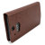 Adarga Leather-Style Wallet Stand HTC One M8 Case - Brown 5