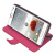 Adarga Stand and Type LG Optimus L9 Wallet Case - Pink 4