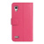Adarga Stand and Type LG Optimus L9 Wallet Case - Pink 5