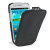 Slimline Carbon Fibre-Style Galaxy S3 Mini Vertical Flip Case 5