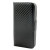 Slimline Carbon Fibre-Style iPhone 5S / 5 Wallet Case - Black 2