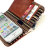 Tuff-Luv iPhone 5S / 5 Vintage Leather Wallet Case with RFID - Brown 6