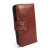 Tuff-Luv iPhone 5S / 5 Vintage Leather Wallet Case with RFID - Brown 7