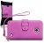 Nokia Lumia 630 / 635 Leather-Style Wallet Case - Pink 3