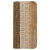 Uunique Heritage Wood & Linen iPhone 5S / 5 Hard Shell Case - Brown 3