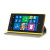 FlexiShield Leather-Style Nokia Lumia 1020 Wallet Case - Yellow 2