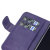 Adarga Samsung Galaxy S4 Wallet Case - Purple 2