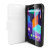 Funda Nexus 5 Encase Premium Estilo Cartera con Soporte - Blanca 3