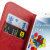 Encase Rotating 5 Inch Leather-Style Universal Phone Case - Red 6