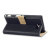 Adarga LeatherStyle Xperia M2 Tasche Wallet Case Navy Blue 4