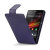 Adarga Sony Xperia Z Wallet Flip Case - Purple 6